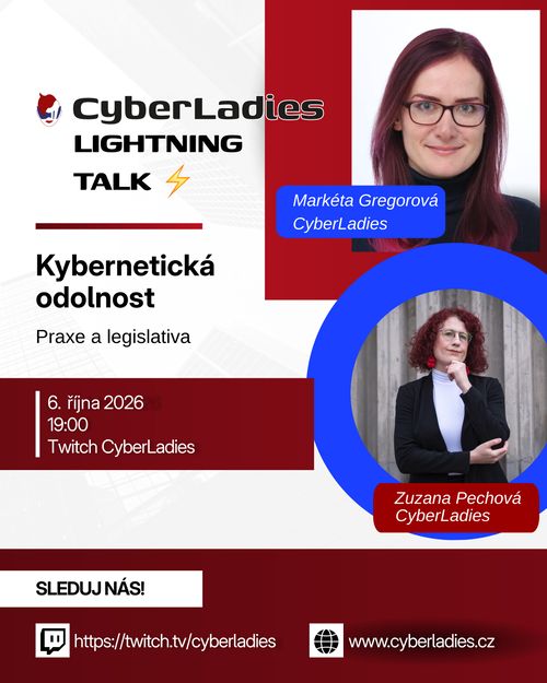 CyberLadies Lightning Talk #07 - Téma: Cyber Resilience