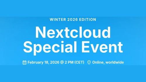 Nextcloud Special Event 2026
